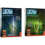 999Games Spellenbundel - 2 Stuks - Bordspel - Exit De Verlaten Hut & Exit Het Geheime Lab