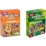 Identity Games Spellenbundel - Kwartet - 2 Stuks - Wildlife Kwartet & Junglelife Kwartet