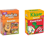 Identity Games Spellenbundel - Kwartet - 2 Stuks - Wildlife Kwartet & Kikker Jr. Kwartet