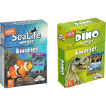 Identity Games Spellenbundel - Kwartet - 2 Stuks - Sealife Kwartet & Dino Kwartet