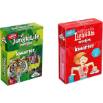 Identity Games Spellenbundel - Kwartet - 2 Stuks - Sealife Junglelife Kwartet & Menselijk Lichaam Kwartet