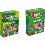 Identity Games Spellenbundel - Kwartet - 2 Stuks - Sealife Junglelife Kwartet & Sport Weetjes Kwartet