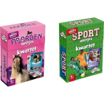 Identity Games Spellenbundel - Kwartet - 2 Stuks - Paarden Kwartet & Sport Weetjes Kwartet