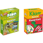 Identity Games Spellenbundel - Kwartet - 2 Stuks - Dino Kwartet & Kikker Jr. Kwartet