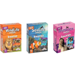 Identity Games Spellenbundel - Kwartet - 3 Stuks - Wildlife Kwartet & Sealife Kwartet & Paarden Kwartet