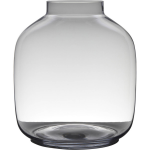 Bellatio Decorations Transparante Luxe Grote Stijlvolle Vaas/vazen Van Glas 43 X 38 Cm - Bloemen/boeketten Vaas Voor Binnen Gebruik