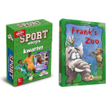 999Games Spellenbundel - Bordspel - 2 Stuks - Kwartet Sport Weetjes & Franks Zoo