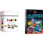 999Games Spellenbundel - Kaartspel - 2 Stuks - Kwatro & Clever