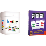 999Games Spellenbundel - Kaartspel - 2 Stuks - Kwatro & Set!