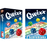 White Goblin Games Spellenbundel - 2 Stuks - Dobbelspel - Qwixx & 2 Extra Scorebloks