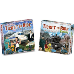 Days of Wonder Ticket To Ride Spellenbundel - Bordspel -2 Stuks- Europa (Basisspel) & Uitbreiding Japan & Italië