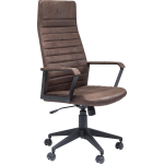 Kare Design Labora High Bureaustoel - Hoge Rugleuning - Vintage Kunstleer - Bruin