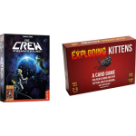 999Games Spellenbundel - Kaartspellen - 2 Stuks - De Crew & Exploding Kittens