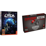 999Games Spellenbundel - Kaartspellen - 2 Stuks - De Crew & Exploding Kittens Nsfw