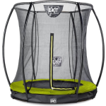 EXIT Toys Silhouette Verlaagde Trampoline Met Veiligheidsnet Rond - 183 Cm - Lime - Groen