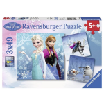 Ravensburger Puzzel Disney Frozen Avontuur In Winterland - 3 X 49 Stukjes