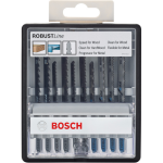 Bosch Robust Line 10-delige Decoupeerzaagbladenset (universeel)
