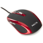 NGS Red tick muis USB Type-A Optisch 800 DPI Rechtshandig