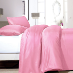 ZENsation Satin Point - 1-persoons (140 x 200/220 cm + 1 kussensloop) Dekbedovertrek - Roze