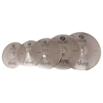 Fazley CYM-Mute-PRO-S Low Noise 4-delige bekkenset incl. bekkentas - Silver