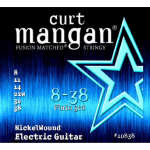 Curt Mangan Nickel Wound 8-38 snarenset voor elektrische gitaar
