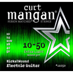 Curt Mangan Nickel Wound 3rd 10-50 snarenset voor elektrische gitaar