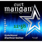 Curt Mangan Nickel Wound 11-58 snarenset voor 7-snarige elektrische gitaar