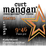 Curt Mangan Nickel Wound Coated 9-46 snarenset voor elektrische gitaar
