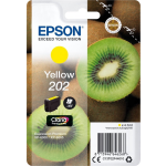 Epson Kiwi Singlepack Yellow 202 Claria Premium Ink - Geel
