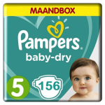 Pampers Baby Dry Maat 5 - 156 Luiers Maandbox