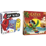 Hasbro Spellenbundel - Bordspel - 2 Stuks - 4 Op 'N Rij & Catan Junior