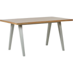 Beliani Lenister Eettafel Mdf 90 X 150 Cm - Bruin