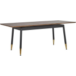 Beliani California Eettafel Mdf 80 X 200 Cm - Bruin