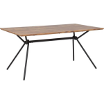 Beliani Amsterdam Eettafel Mdf 90 X 160 Cm - Bruin