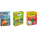 Identity Games Spellenbundel - Kwartet - 3 Stuks - Sealife Kwartet & Dino Kwartet & Kikker Junior Kwartet