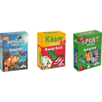 Identity Games Spellenbundel - Kwartet - 3 Stuks - Sealife Kwartet & Kikker Junior Kwartet & Sport Weetjes Kwartet