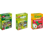 Identity Games Spellenbundel - Kwartet - 3 Stuks - Junglelife Kwartet & Dino Kwartet & Kikker Junior Kwartet
