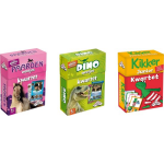 Identity Games Spellenbundel - Kwartet - 3 Stuks - Paarden Kwartet & Dino Kwartet & Kikker Junior Kwartet
