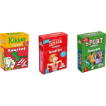 Identity Games Spellenbundel - Kwartet - 3 Stuks - Kikker Junior Kwartet & Menselijk Lichaam Kwartet & Sport Weetjes Kwartet