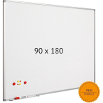Smit Visual Whiteboard 90x180 Cm - Magnetisch / Emaille