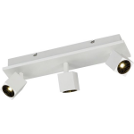 Osram - Led Plafondspot - Trion Klipo - 20w - Warm 3000k - 3-lichts - Rechthoek - Mat - Aluminium - Wit