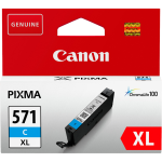 Canon CLI-571XL Cartridge Cyaan - Blauw
