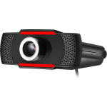 Adesso CyberTrack H3 webcam 1,3 MP 1280 x 720 Pixels USB 2.0 Zwart, - Rood