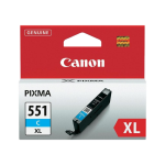 Canon CLI-551XL Cartridge Cyaan - Blauw