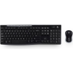Logitech MK270 Draadloos Toetsenbord en Muis QWERTY - Zwart