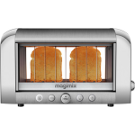 Magimix Le Vision toaster Mat Chroom - Grijs