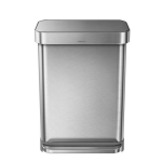 Simplehuman Rectangular Liner Pocket 55 Liter Rvs - Plata