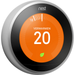 Google Learning Thermostat V3 Premium Zilver