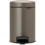 Brabantia NewIcon Pedaalemmer 3 Liter Platinum - Grijs