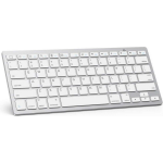 Draadloos Toetsenbord - Wireless Keyboard - Bluetooth - - Wit